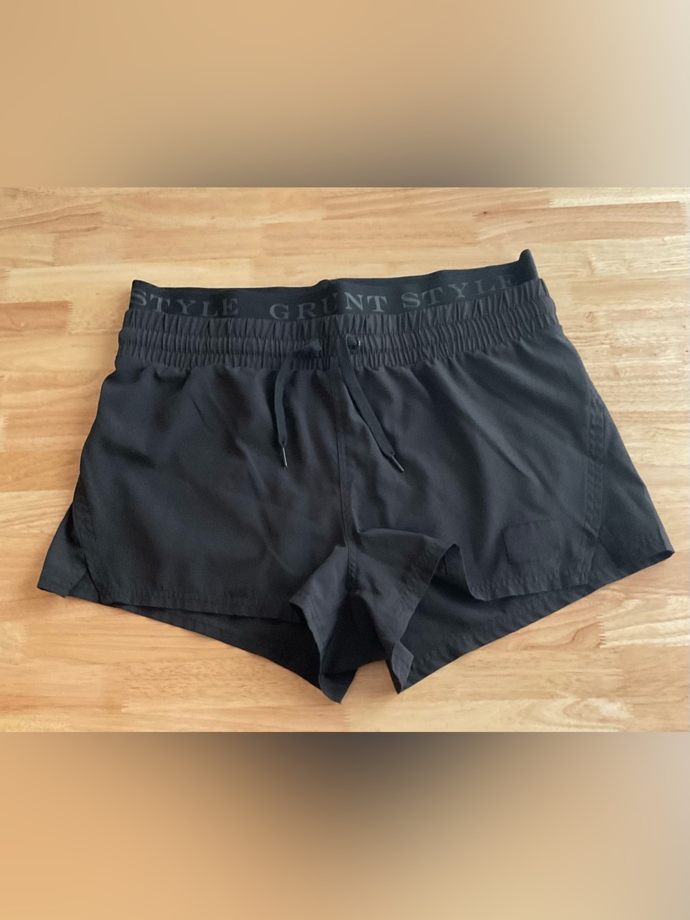 Grunt Style- Women's Black Athletic Running Shorts